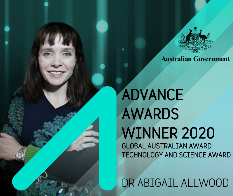 WINNER OPTION 2 - GLOBAL AUSTRALIAN - DR ABIGAIL ALLWOOD