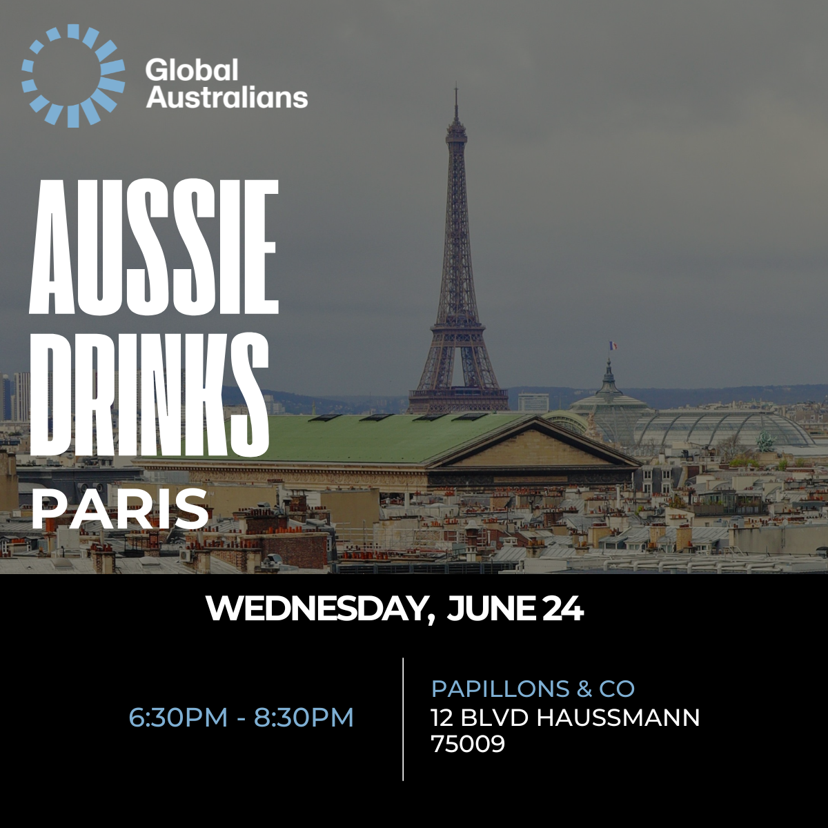 Aussies in Paris- June 24  (LinkedIn Post)