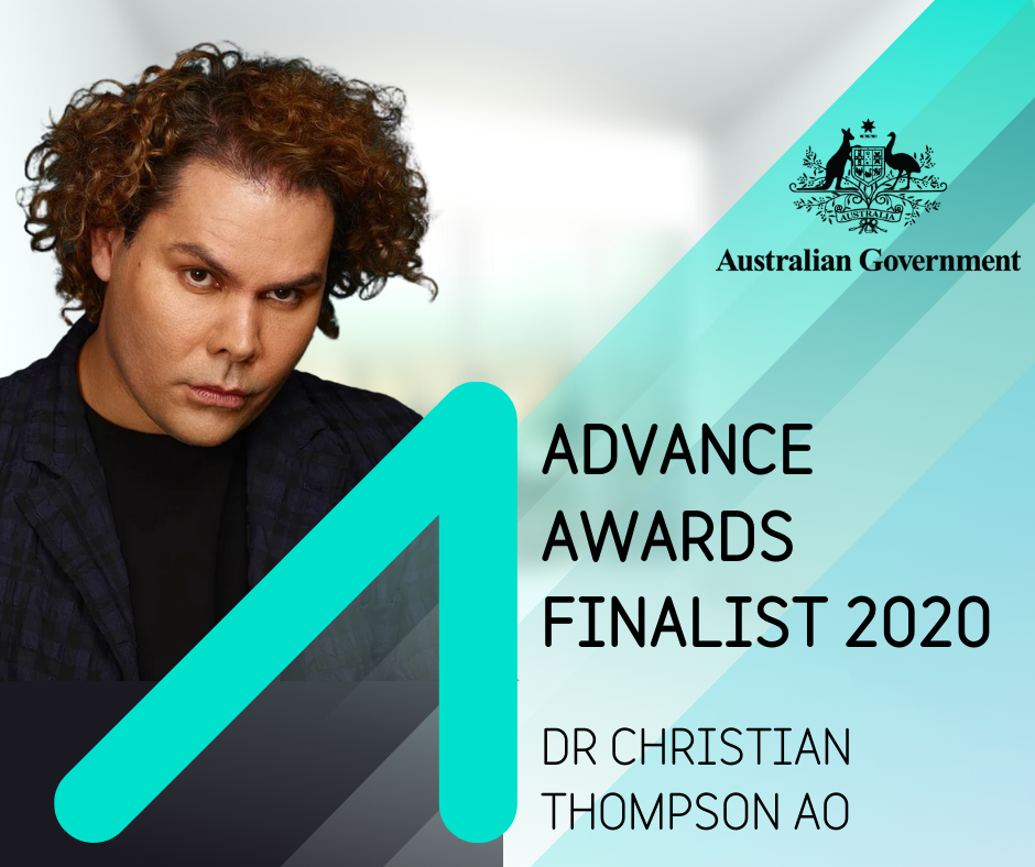 Christian Thompson AO Advance Awards Social Tile 2020