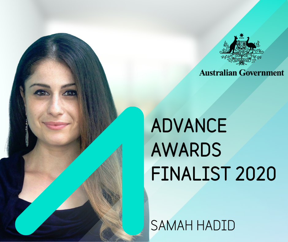 Samah Hadid Advance Awards Social Tile 2020