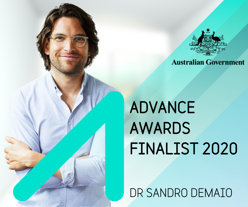 Sandro Demaio Advance Awards Social Tile 2020