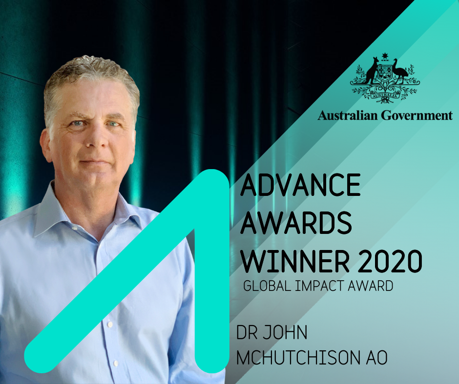 WINNER - GLOBAL IMPACT - DR JOHN MCHUTCHISON AO