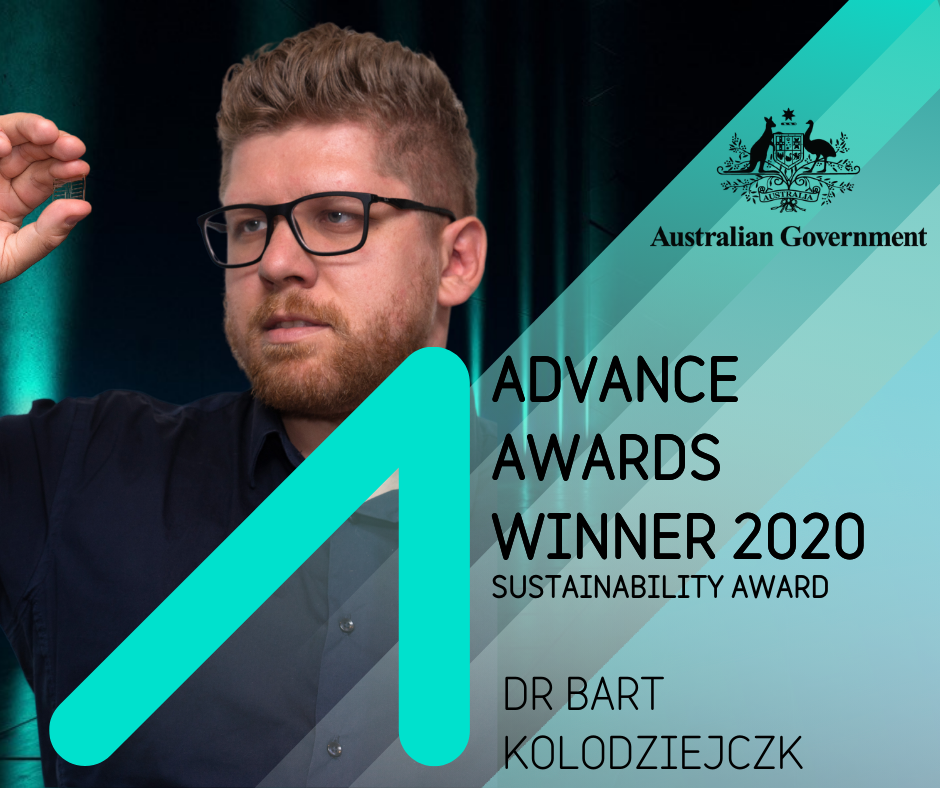 WINNER - SUSTAINABILITY AWARD - DR BART KOLODZIEJCZK